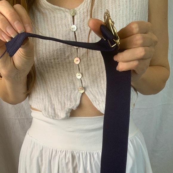 Vintage butterfly stretchy belt - Picture 5 of 11